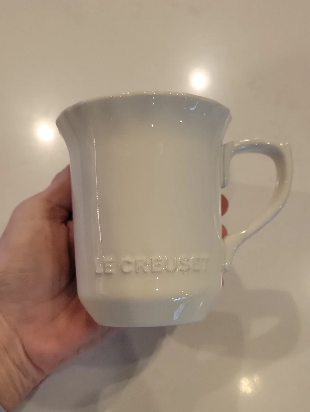 Le Creuset Cream Frill Mug